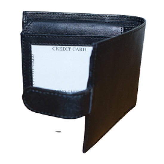 Premium Black Leather Wallet for Bulk Corporate Gifting | Customizable 