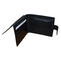 Premium Black Leather Wallet for Bulk Corporate Gifting | Customizable 