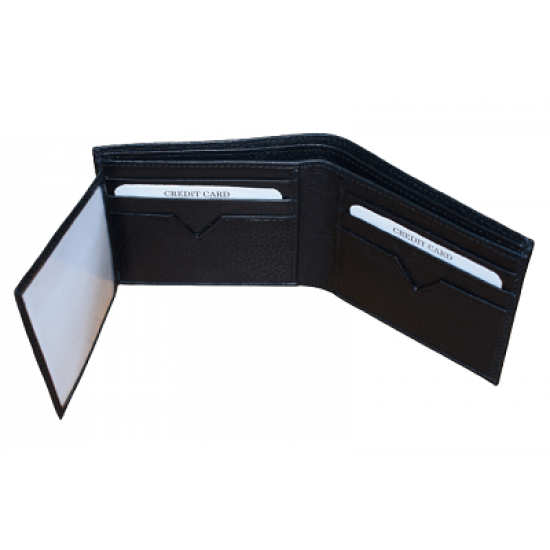 Premium Black Genuine Leather Wallet for Bulk Corporate Gifting | Customizable Premium Black Genuine Leather Wallet for Bulk Corporate Gifting | Customizable