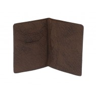 Dark Brown Card Holder with Flap | Custom Logo Printing | CH-10