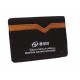 Black and Brown Strip Card Holder with See-Through Pocket | Custom Logo Printing | CH-11 Black and Brown Strip Card Holder with See-Through Pocket | Custom Logo Printing | CH-11