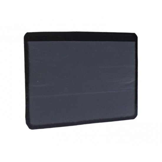 Black Card Holder with Off-White Strip and See-Through Pocket | Custom Logo Printing | CH-13 Black Card Holder with Off-White Strip and See-Through Pocket | Custom Logo Printing | CH-13