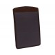 Dark Brown Card Holder with Tan Strip and See-Through Pocket | Custom Logo Printing | CH-4 Dark Brown Card Holder with Tan Strip and See-Through Pocket | Custom Logo Printing | CH-4