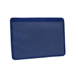 Blue Card Holder with Dark Blue and Beige Strips | Custom Logo Printing | CH-8