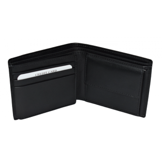 Premium Black Genuine Leather Wallet with Customizable RFID for Bulk Corporate Gifting Premium Black Genuine Leather Wallet with Customizable RFID for Bulk Corporate Gifting