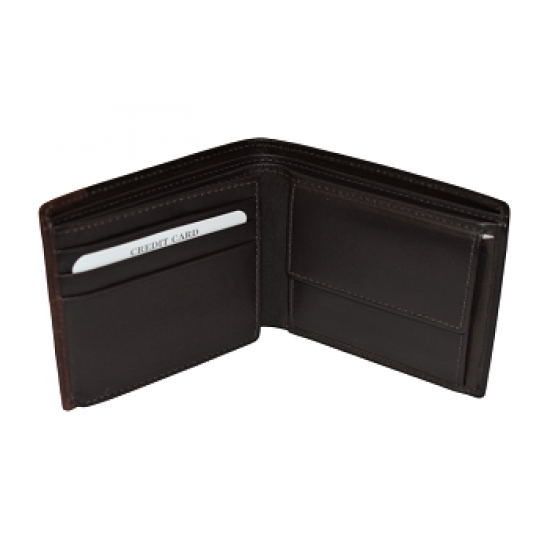 Premium Black Genuine Leather Wallet for Bulk Corporate Gifting