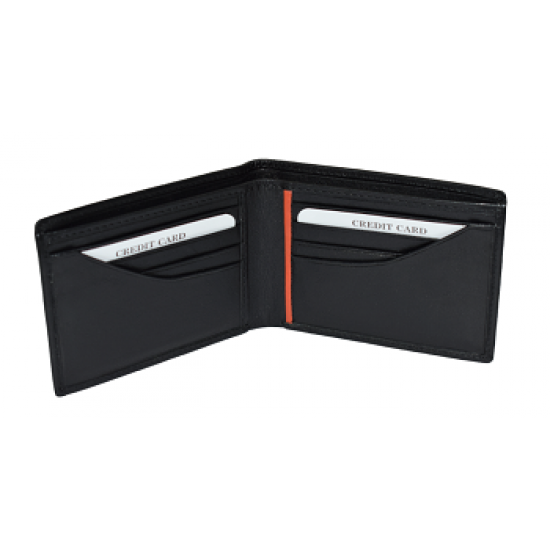 Premium Black Genuine Leather Wallet with Customizable RFID for Bulk Corporate Gifting Premium Black Genuine Leather Wallet with Customizable RFID for Bulk Corporate Gifting