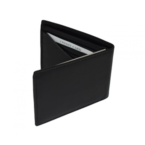 Premium Black Genuine Leather Wallet for Bulk Corporate Gifting