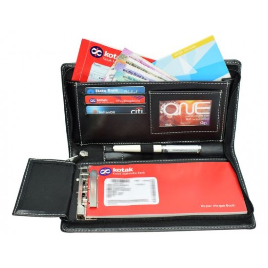 CHEQUE BOOK FOLDER GYCB-502 BLACK CHEQUE BOOK FOLDER GYCB-502 BLACK