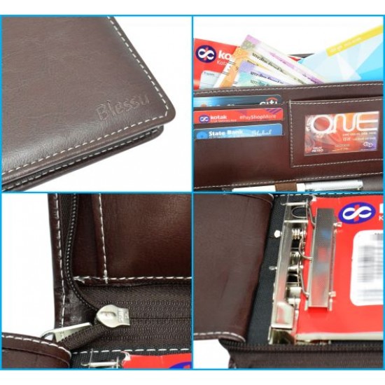 CHEQUE BOOK FOLDER GYCB-502 BROWN CHEQUE BOOK FOLDER GYCB-502 BROWN