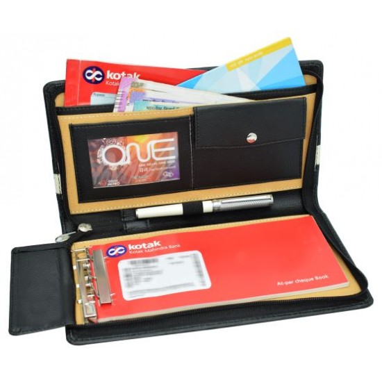 CHEQUE BOOK FOLDER GYCB-503 BLACK CHEQUE BOOK FOLDER GYCB-503 BLACK